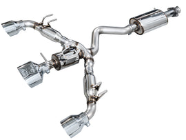 AWE Tuning 23-24 Toyota GR Corolla Touring Edition Catback Exhaust - Chrome Silver Tips (3015-52472)