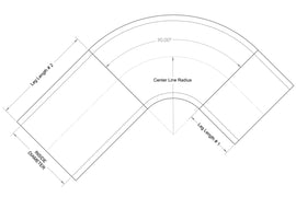 HPS Performance Silicone Elbow Coupler 90 Degree, 1/2