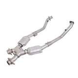 BBK 99-04 Mustang 4.6 GT / Cobra High Flow X Pipe With Catalytic Converters - 2-1/2 (1670)