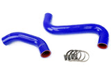 HPS Blue Reinforced Silicone Radiator Hose Kit Coolant for Subaru 01-07 WRX / STI (57-1061-BLUE)