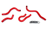 HPS Reinforced Red Silicone Heater Hose Kit Coolant for Honda 99 00 Civic E (57-1769-RED)