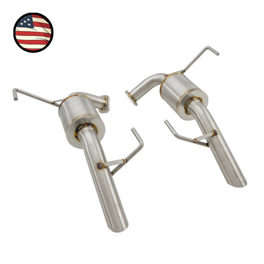 Nameless Performance Axleback Exhaust - 2020-2025 Outback XT/Wilderness - 5" Muffler (SUAB20OBXT-5MU)