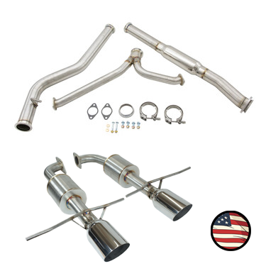 Nameless Performance Catback Exhaust - 2018+ Ascent - 5" Muffler (SUCB19ASC-5MU-40SW)