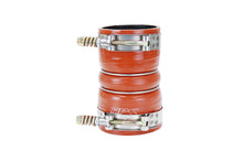Load image into Gallery viewer, HPS Performance Silicone Hot Side Intercooler Boot Kit with Clamps Orange (57-2226)