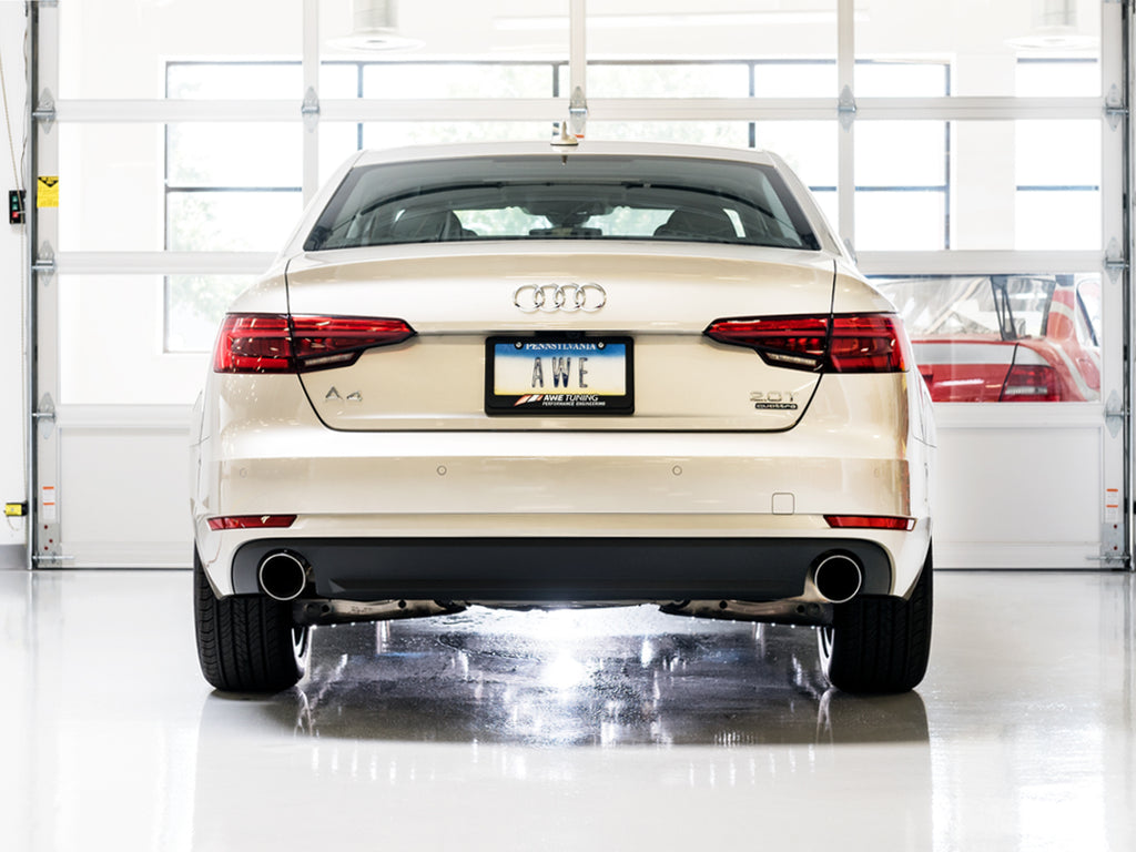 AWE Tuning AWE SwitchPathâ„¢ Exhaust for B9 A4, Dual Outlet - 3025-32014