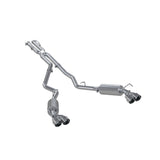 MBRP Exhaust 2.5in. Cat Back Dual Rear Quad Tips (S5205AL)