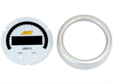 AEM EV CLEARANCE ITEM / ALL SALES FINAL - Silver Bezel and White Faceplate - 30-0311-ACC