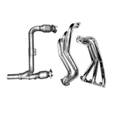 BBK Performance Parts 2007-11 JEEP WRANGLER 3.8 1-5/8 LONG TUBE HEADERS W/CATS Y PIPE (SILVER CERAMIC) - 40500