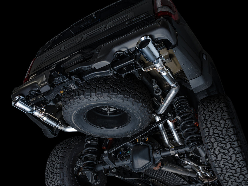 AWE Tuning Gen 3 Raptor SwitchPath Exhaust  - Chrome Silver Tips (3025-32356)
