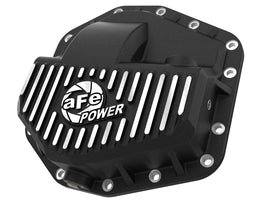 aFe Power Pro Series Front Diff Cover Black w/ Machined Fins Ford F-250/350 23-26 (Dana M235) (46-71480B)