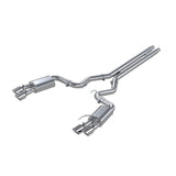 MBRP Exhaust 3in. Cat Back with Quad 4in. Dual Wall Tips Street Version AL (S7205AL)