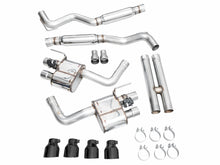 Load image into Gallery viewer, AWE Tuning AWE SwitchPathâ„¢ Exhaust for S650 Mustang GT Coupe - Quad Diamond Black Tips - 3025-43650