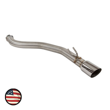Load image into Gallery viewer, Nameless Performance Axleback Exhaust - 2015-2021 WRX/2015-2018 STi - Track Pipe Muffler Delete - 4" Single Wall Tip (SUTP15WRX-40SW)