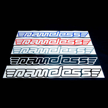 Nameless Performance Large Nameless Vinyl Window Banner - Silver (NPSW-SL)