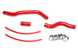 HPS Red Reinforced Silicone Radiator Hose Kit Coolant for Honda 01 05 Civic (57-1525-RED)