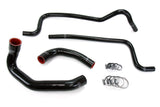 HPS Black Reinforced Silicone Radiator + Heater Hose Kit for Jeep 02 06 Wra (57-1292-BLK)