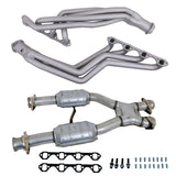 BBK 79-93 MUSTANG 5.0 1-5/8 LONG TUBE HEADERS PLUS MID PIPE (TITANIUM CERAMIC) (15162)