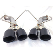 Load image into Gallery viewer, ETS Subaru WRX/STI 2015+ Catback Exhaust Rear Section Only - Extreme / Stealth Tips (Black) - Subaru STI 15+