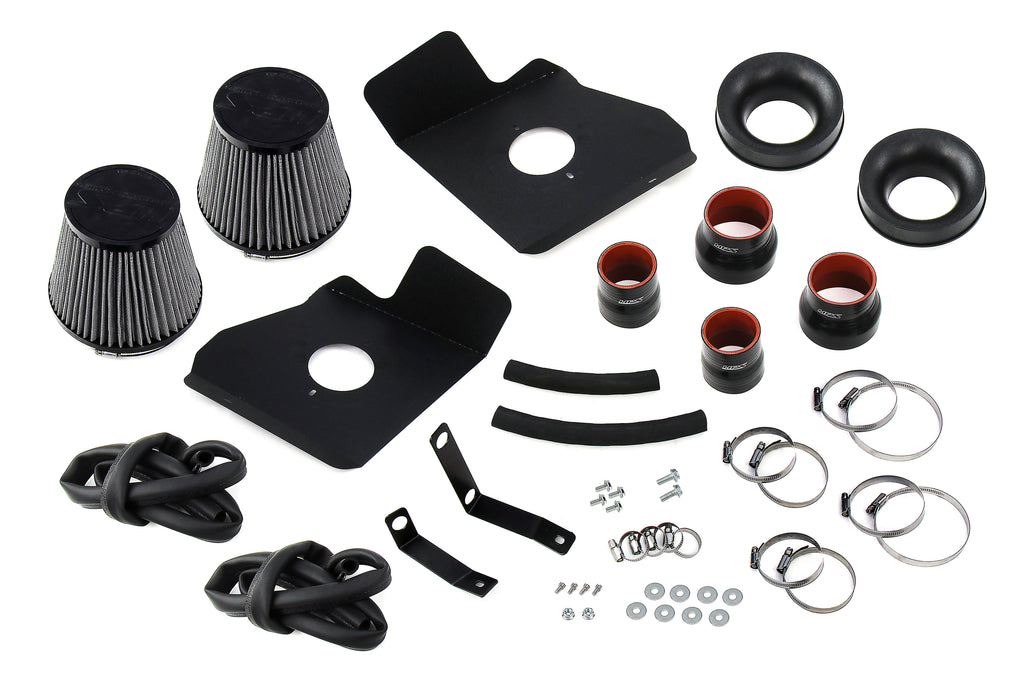 HPS Performance Air Intake Kit With Heat Shield Black (827-726WB)