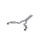 MBRP Exhaust 3in. Cat Back Dual Split Rear Race Version 4.5in. tips Aluminized Steel (S7278AL)