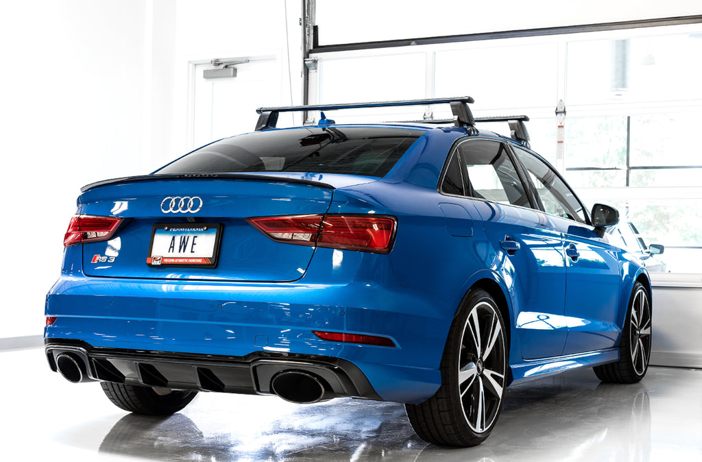 AWE Tuning 17-19 Audi RS3 8V SwitchPath Exhaust w/Diamond Black RS-Style Tips (3025-33034)