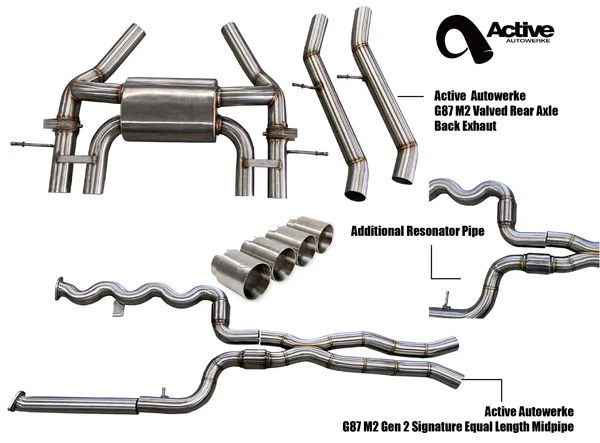 Active AutoWerke G87 Exhaust Bundle (11-841B)