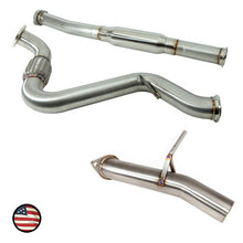 Load image into Gallery viewer, Nameless Performance Catback Exhaust - 2017-2021 BRZ / GT86 - Muffler Delete - Single Exit Track Exhaust (SUCB17BRZ-0MU-30IN-NOTIP)