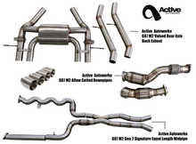 Load image into Gallery viewer, Active AutoWerke G87 Exhaust Bundle, AFlow Downpipe (11-842CB)