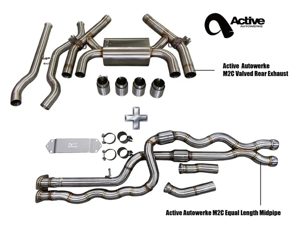 Active AutoWerke F87 M2C Exhaust Bundle (11-810B)