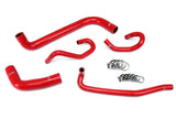 HPS Red Reinforced Silicone Radiator + Heater Hose Kit for Toyota 04 06 Seq (57-1425-RED)