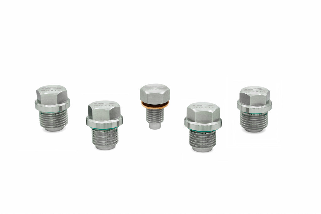HPS Performance Stainless Steel Magnetic Oil Drain Plug Kit (MDPK-100)