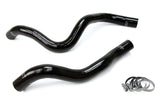 HPS Black Reinforced Silicone Radiator Hose Kit Coolant for Honda 17 18 Rid (57-1677-BLK)