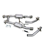 BBK 86-93 Mustang 5.0 High Flow H Pipe With Catalytic Converters - 2-1/2 (1521)