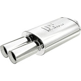 MagnaFlow Exhaust Products Straight-Through Performance Muffler; 2.25/3.125in. Center/Dual;  5x14x8 Body - 14815