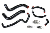 HPS Black Reinforced Silicone Radiator Hose + Heater Hose Kit Coolant for L (57-1467-BLK)