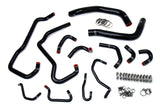 HPS Black Reinforced Silicone Radiator + Heater Hose Kit for Toyota 16 20 T (57-1581-BLK)