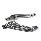 BBK 2011-23 MUSTANG GT 5.0 1-7/8 LONG TUBE EXHAUST HEADERS (POLISHED SILVER CERAMIC) (18560)