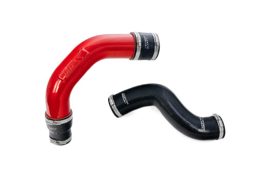 HPS Performance Hot and Cold Side Turbo Charge Pipe Kit Red (17-164R)