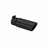 MBRP Exhaust Tip. 3in. O.D. Angled Rolled End. 3in. I.D. inlet. 10in. length. BLK (T5115BLK)