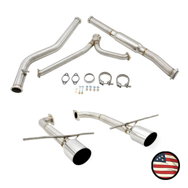 Nameless Performance Catback Exhaust - 2018+ Ascent - Muffler Delete (SUCB19ASC-0MU-40SW)