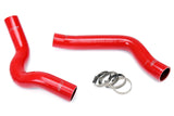 HPS Reinforced Red Silicone Radiator Hose Kit Coolant for Dodge 03 06 Viper (57-1317-RED)