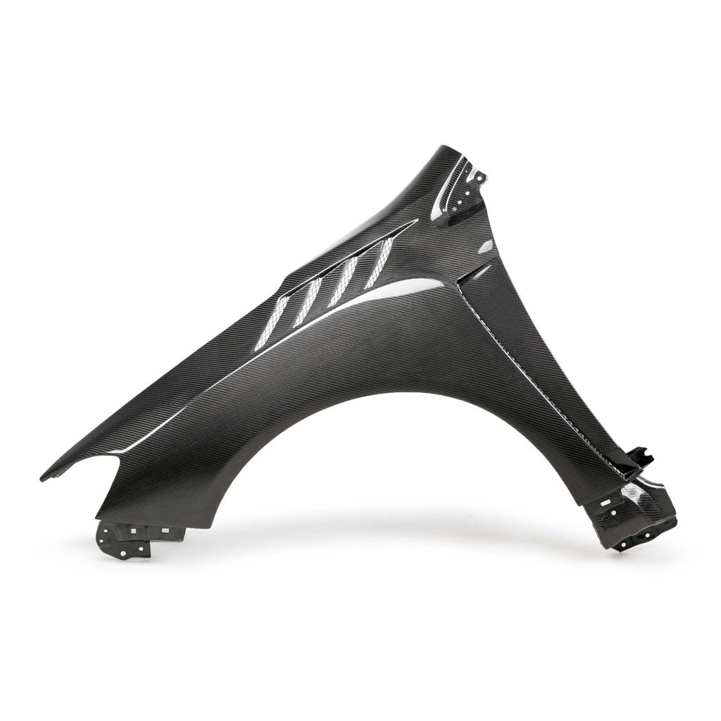 Seibon W-style carbon fiber fenders for 2015-2021 Subaru WRX/STi (FF15SBIMP-W)