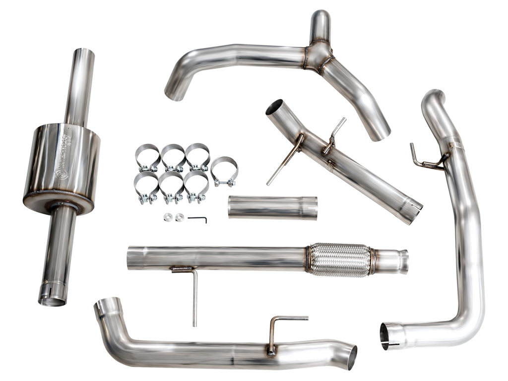 AWE Tuning 4th Gen GM 1500 5.3L 0FG Catback Split Rear Exit (w/ Bumper Cutouts) - OE Tips (3015-31200)