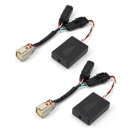 For 16-18 Silverado 1500 / 17-19 Silverado 2500HD/3500HD/ 17-19 GMC Sierra 1500/2500/3500 with stock LED tail lights to AlphaRex LUXX-Series Tail Lights Converters