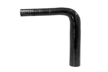 Load image into Gallery viewer, HPS Performance Silicone 90 Degree Elbow Hose, High Temp, Reinforced, 1-3/4" - 2-3/8" ID, Black (HTSER90-175-238-BLK)