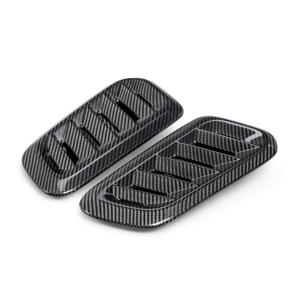 Seibon Dry carbon fiber hood vents for 2023-2026 Toyota GR Corolla - Gloss finish (HV23TYGRCOR-DRY)