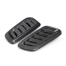 Seibon Dry carbon fiber hood vents for 2023-2026 Toyota GR Corolla - Gloss finish (HV23TYGRCOR-DRY)
