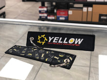 Load image into Gallery viewer, Yellow Speed Racing Jet Tag Keychain