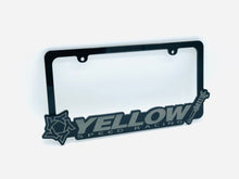 Load image into Gallery viewer, Yellow Speed Racing Acrylic License Plate Frame - Static Style