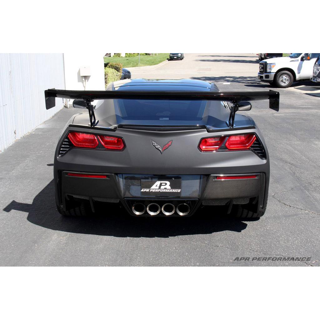 APR Performance Chevrolet Corvette C7 GTC-500 74" Adjustable Wing 2014-2019 (AS-107479PPF)
